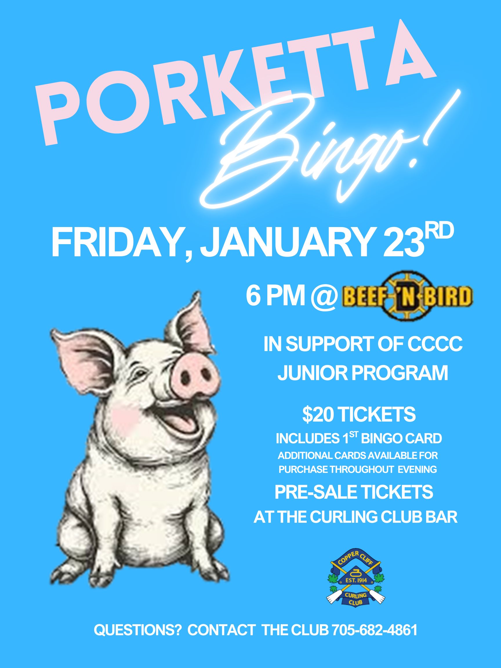 Porchetta Bingo Event